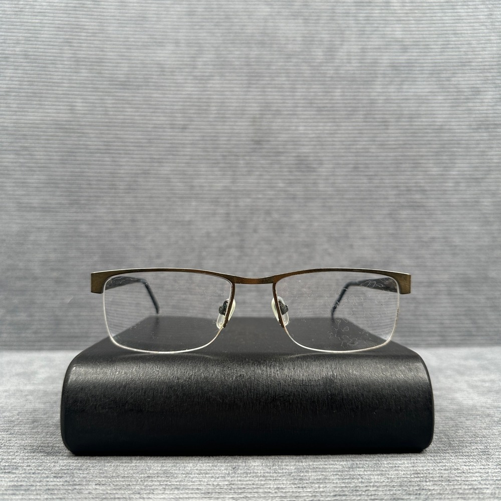 Semi Rimless Y2k Rectangular Eyeglass Frames 53-18-140
